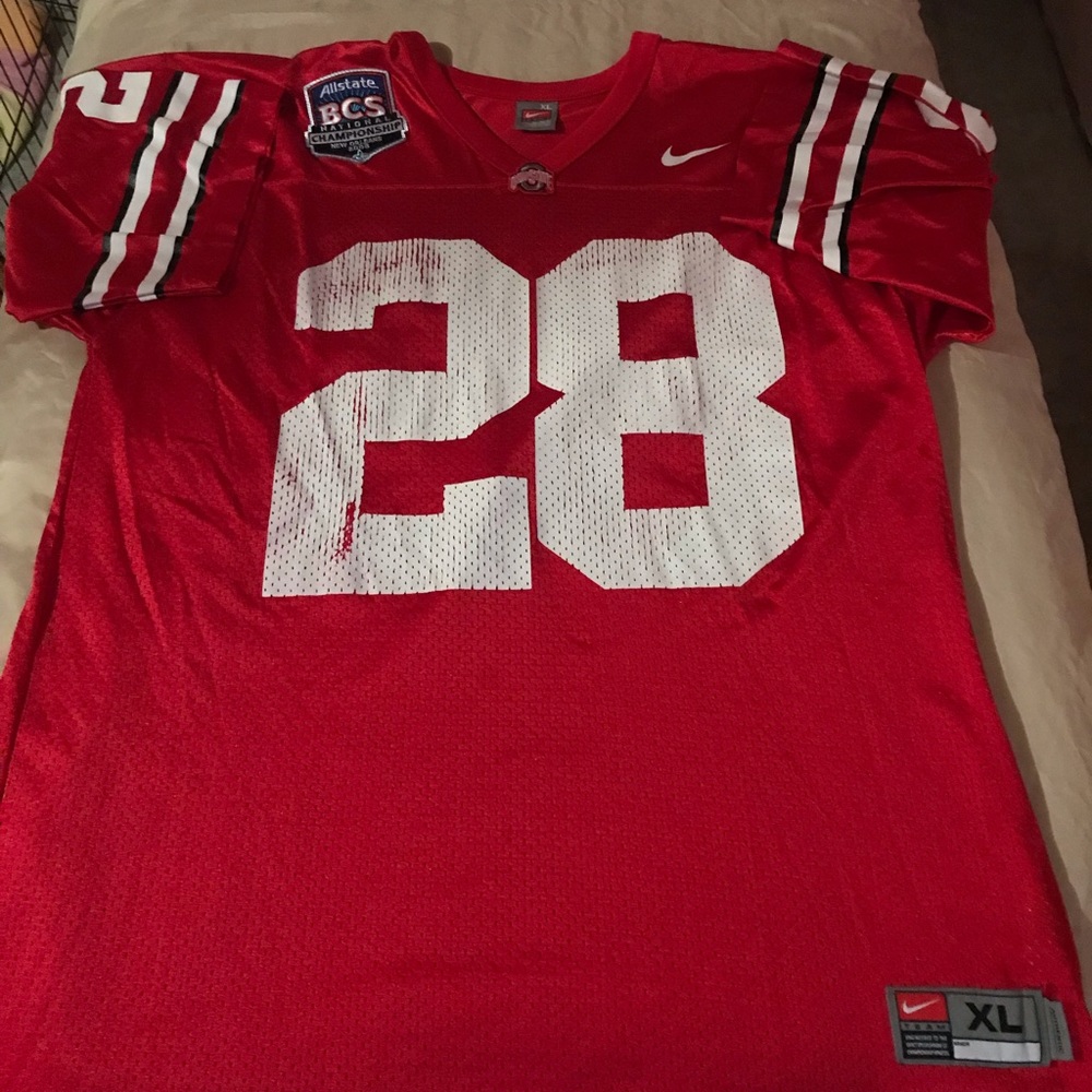Ohio state buckeyes national champion jersey XL
